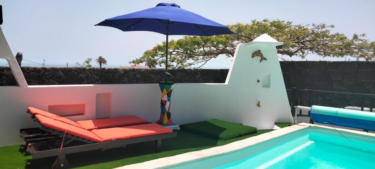 Aptos Con Piscina El Flamboyan 1 Teseguite Dış mekan fotoğraf